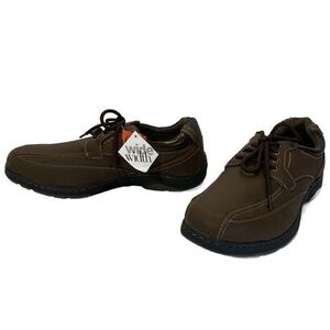 Deer Stags Wilton Brown Leather Shoes Men’s Size 11.5 Wide NWT